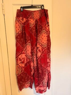 Urban Outfitters Red Pink Patchwork Track Pants